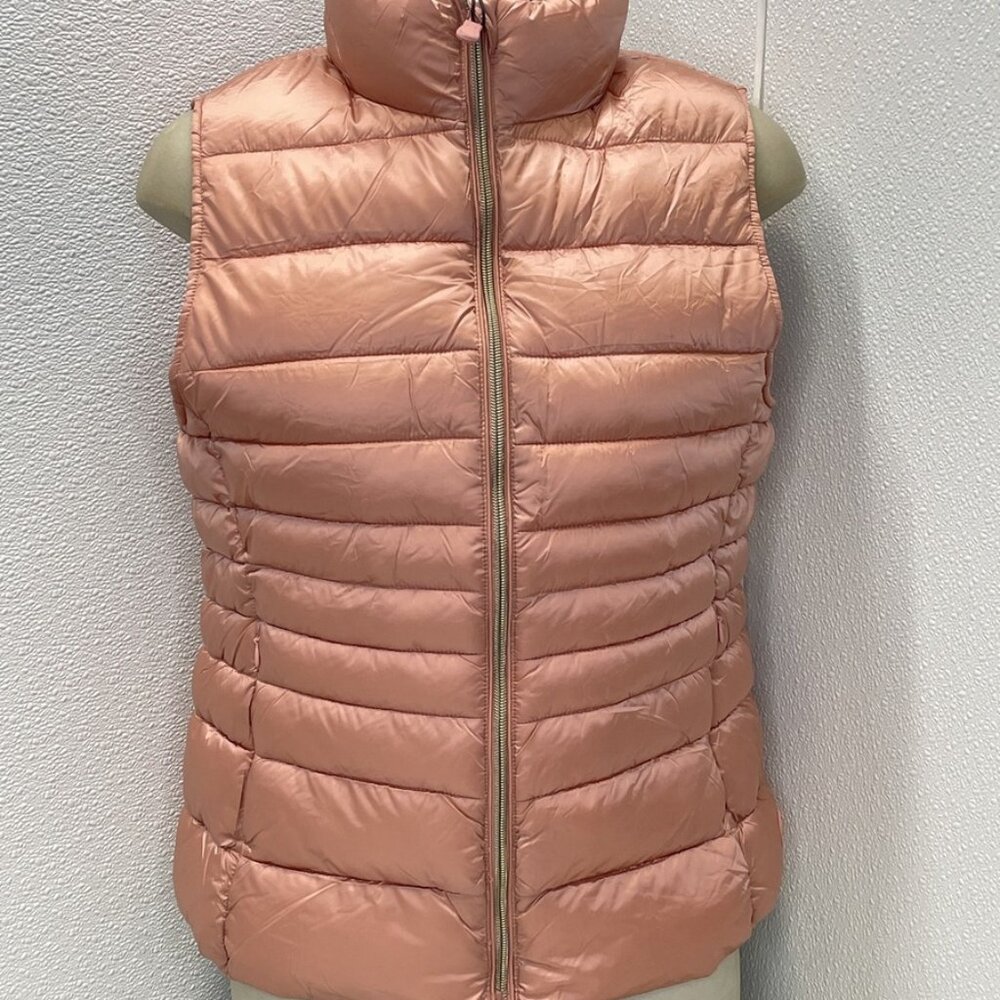 NEW SAVE THE DUCK Women's Vest Puffer Lynn Size S Pink
